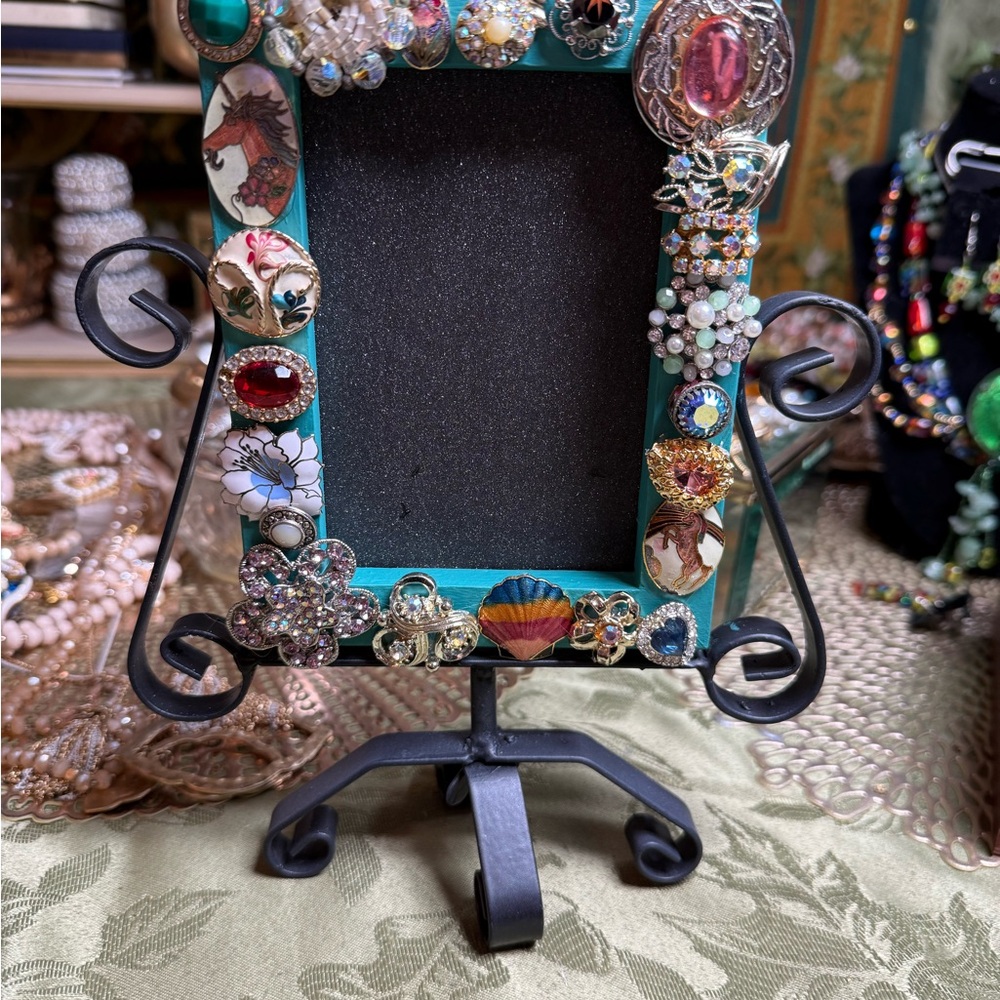 Decorative Jeweled Picture Frame